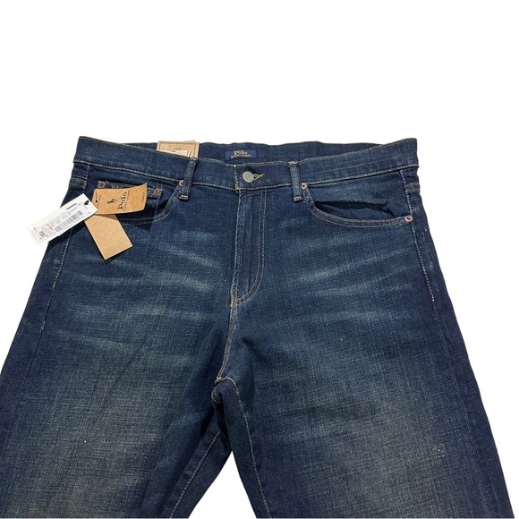 Polo Ralph Lauren Medium Wash Prospect Straight Jeans Sz 36T x36 Rope Dyed NWT - Picture 5 of 16